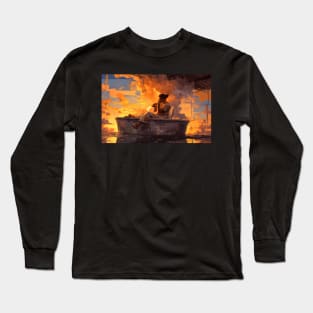 Watching the world burn Long Sleeve T-Shirt